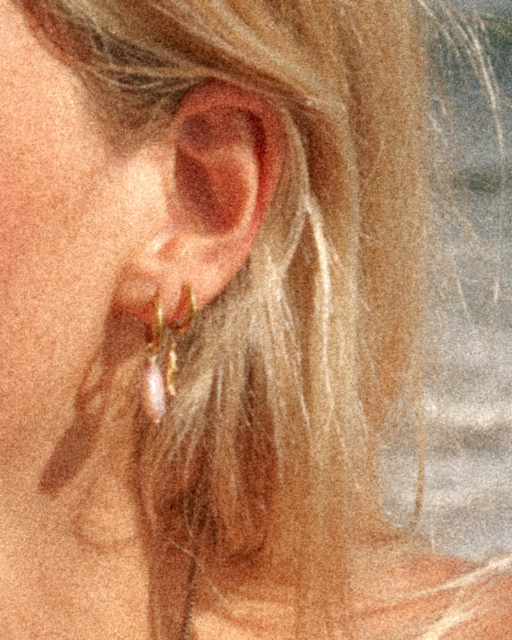 Lavender Pearl Drop - Earring