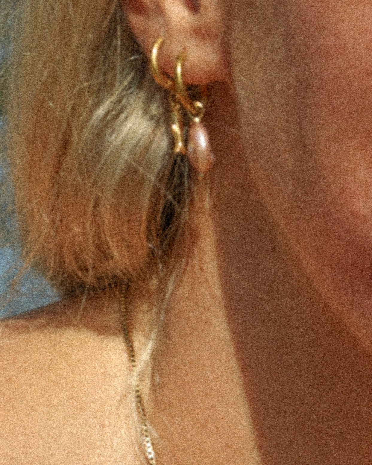 Lavender Pearl Drop - Earring