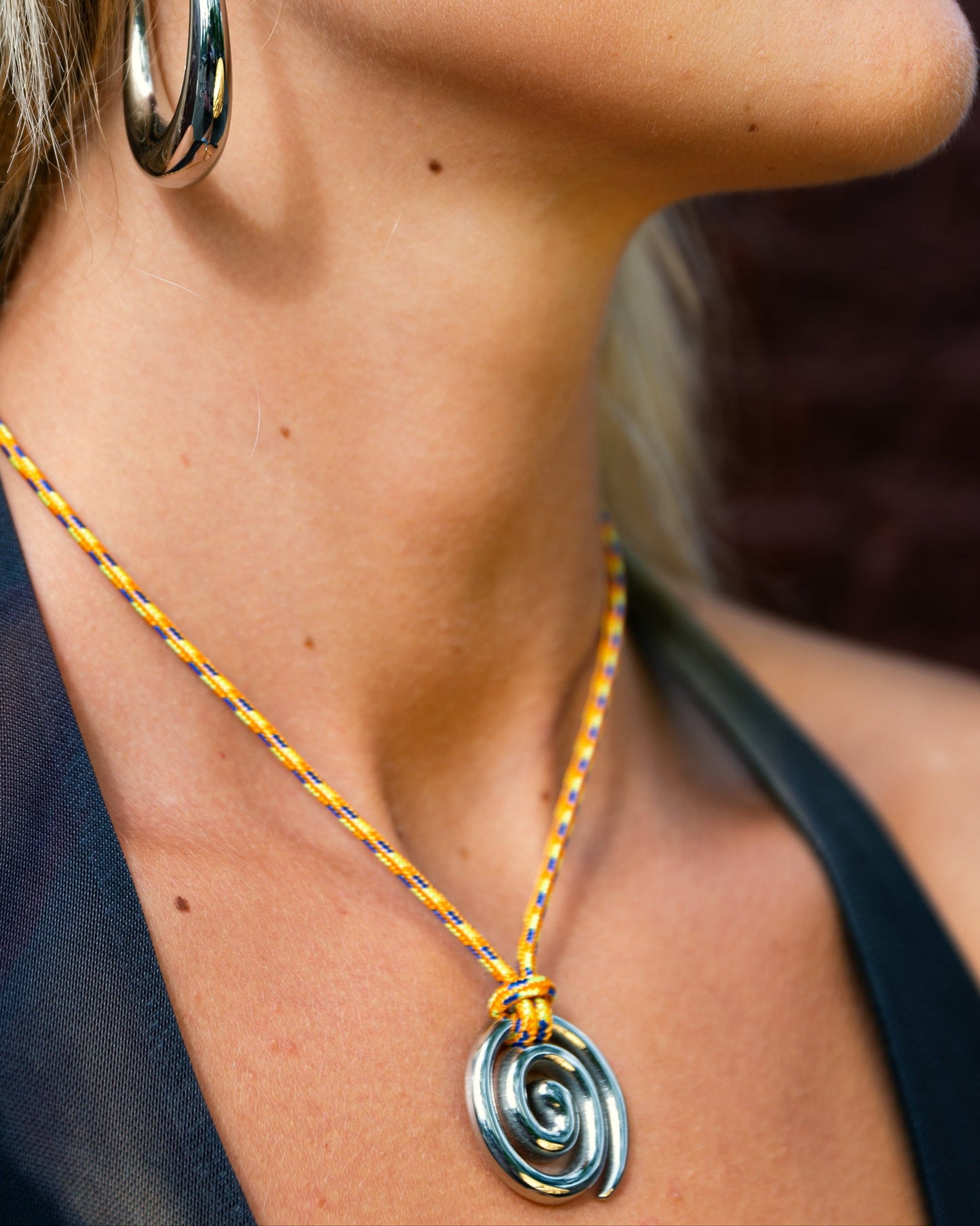 Swirl on a Knot - Necklace