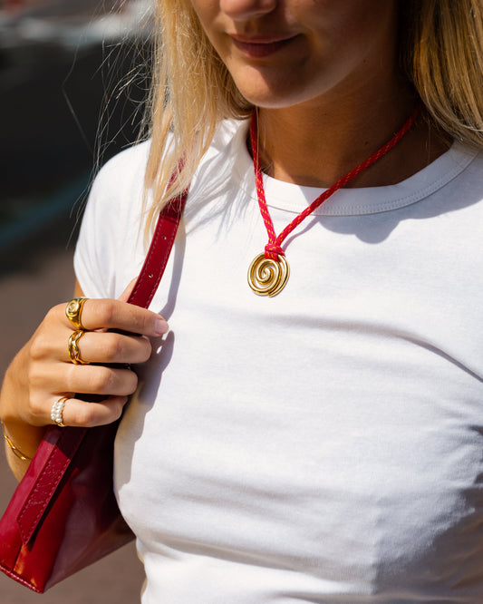 Swirl on a Knot - Necklace