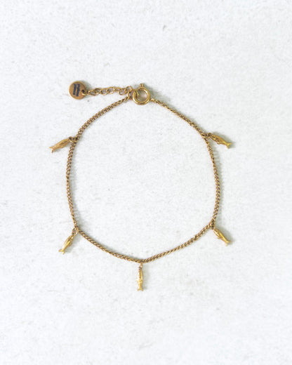 Gone Fishing -  Stainless Steel Anklet