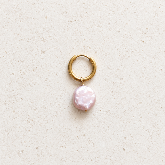 Lavender Pearl Drop - Earring
